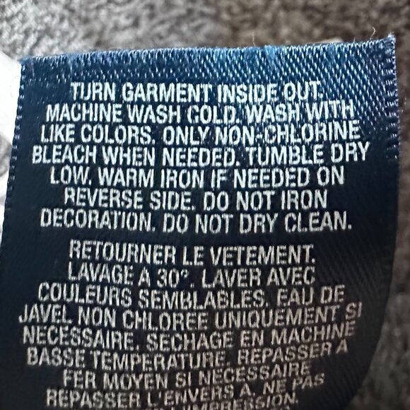 Boy's Medium Polo Ralph Lauren Polo University Marled Gray PRL Felt Patch Shirt - Picture 6 of 7